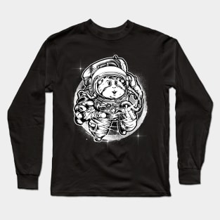 Hamster Cosmonaut In Space Long Sleeve T-Shirt